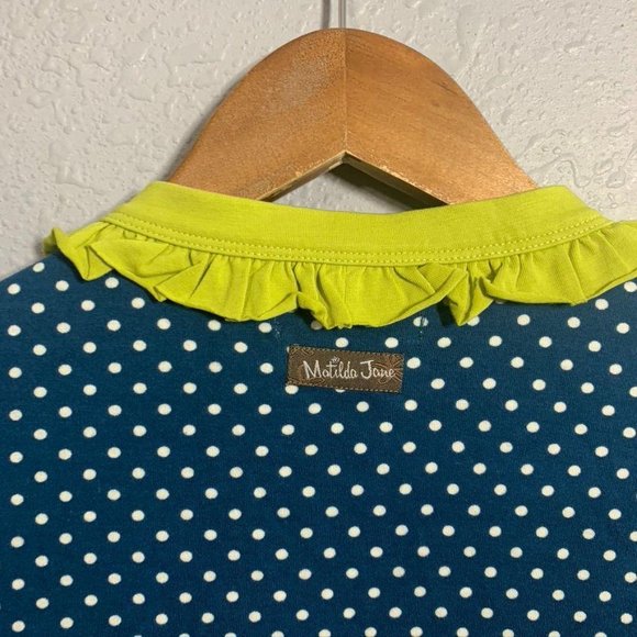 Matilda Jane Polka Dot Ruffle Button Down Cardigan - Picture 6 of 7